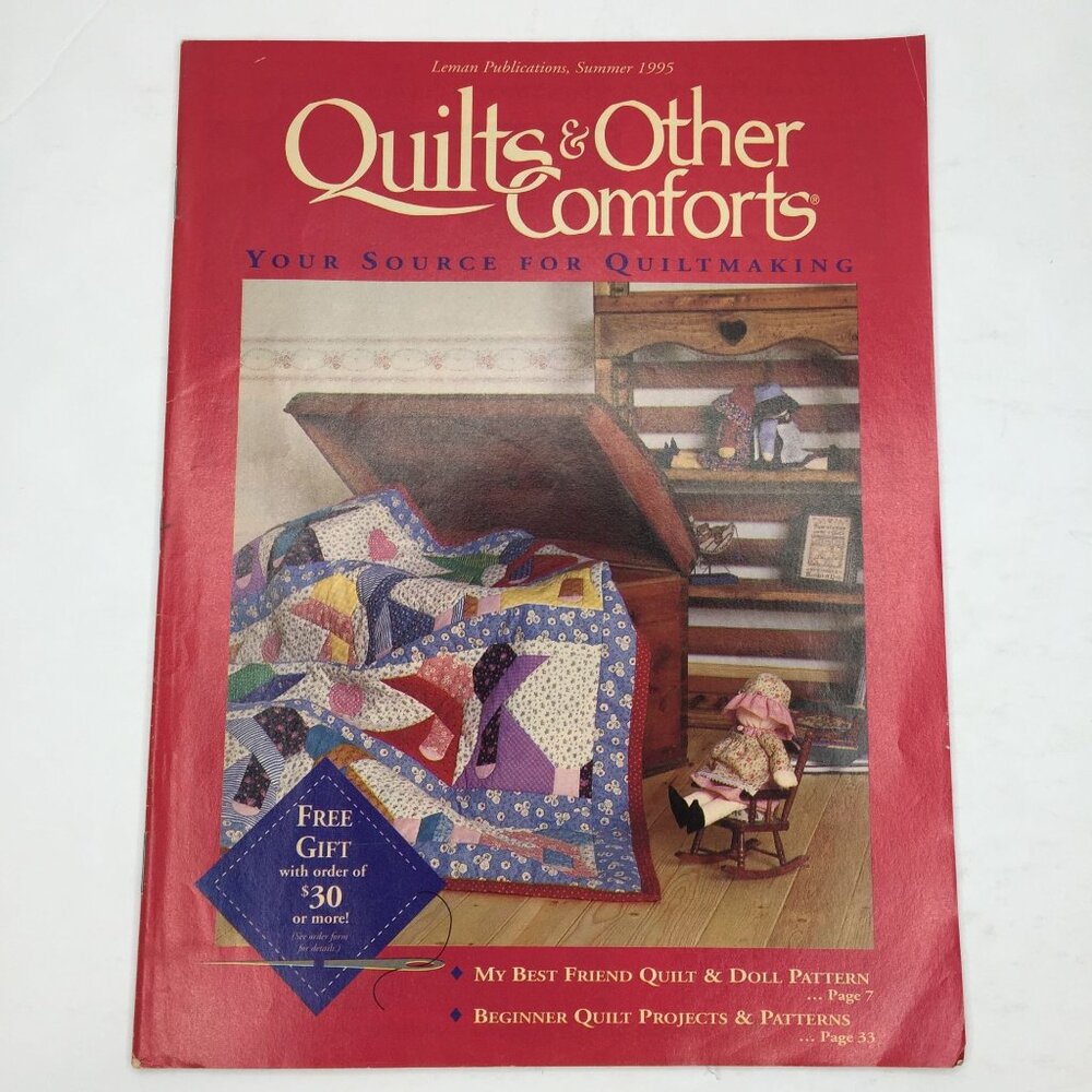 Vintage Summer 1995 Quilts And Other Comforts Magazine Catalog Patterns Projects